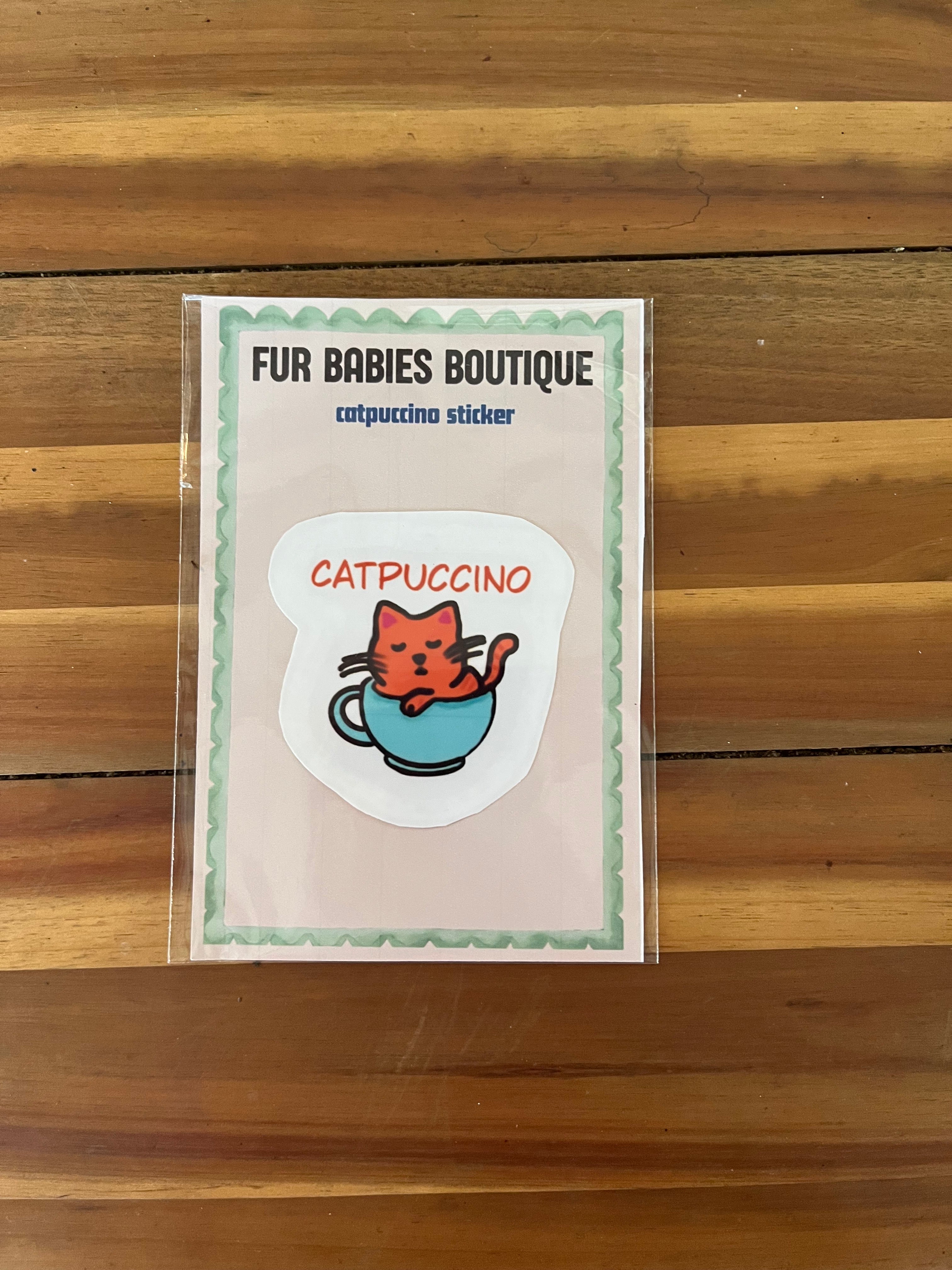 Catpuccino sticker